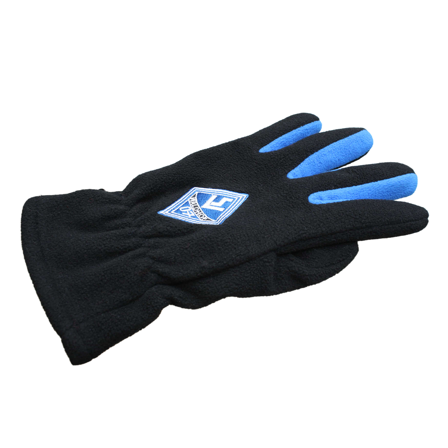 Handschuh Fleece 2-farbig und bestickt