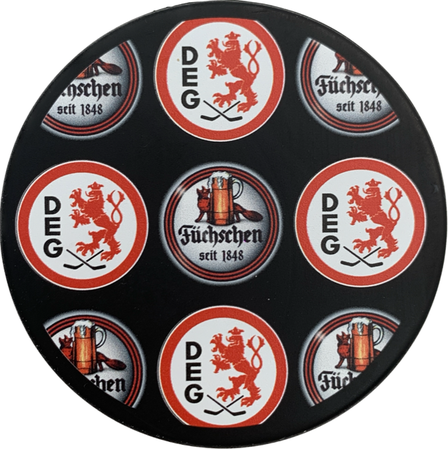 Eishockeypuck mit Flaschenöffner Eishockeypuck mit Flaschenöffner