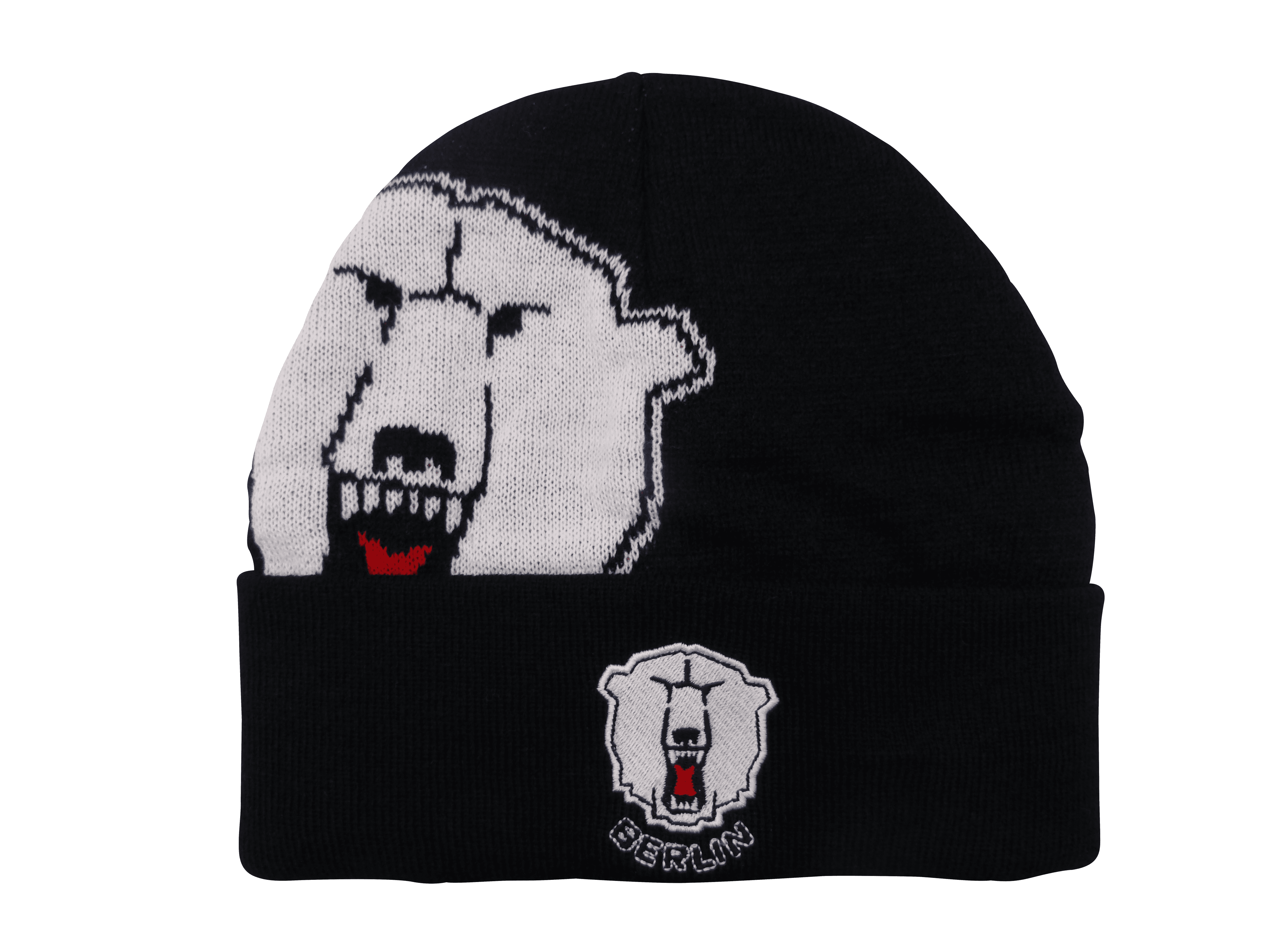 Bronx mit Umschlag inkl. Stick + Logo / Text gestrickt Bronx mit Umschlag inkl. Stick + Logo / Text gestrickt