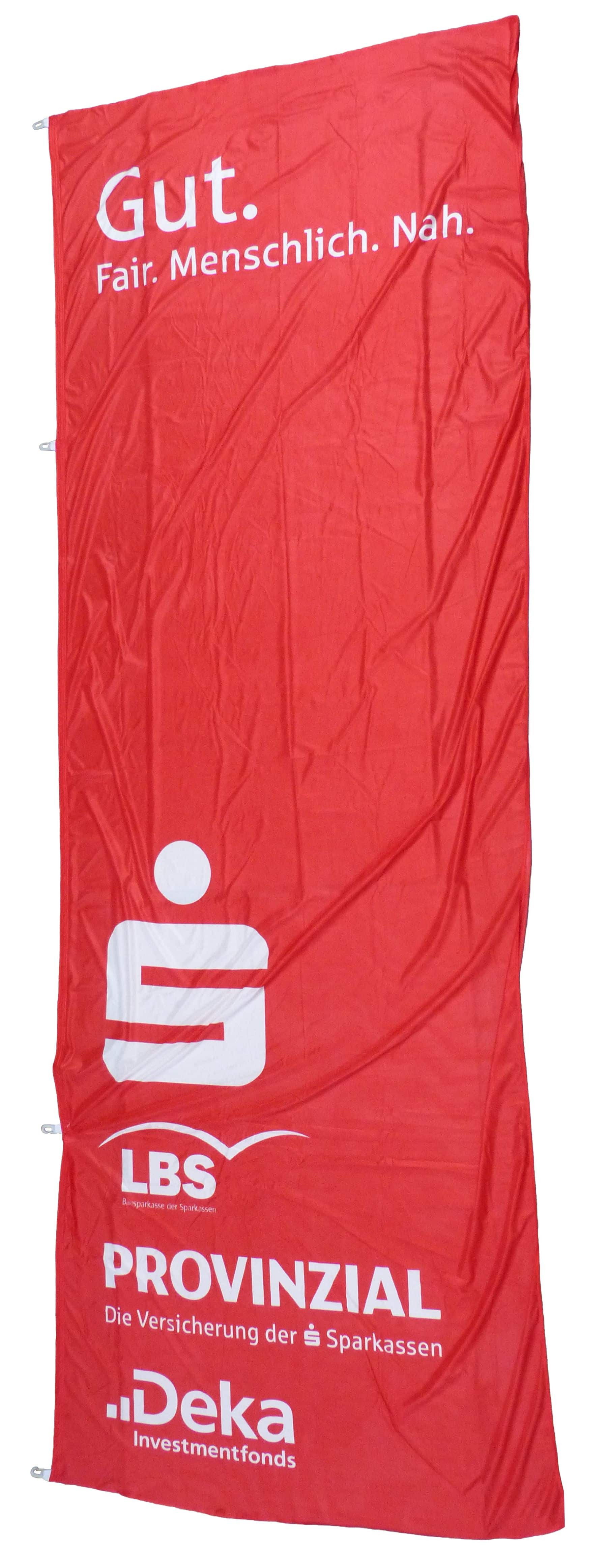 Mastfahne 400x150 cm individuell