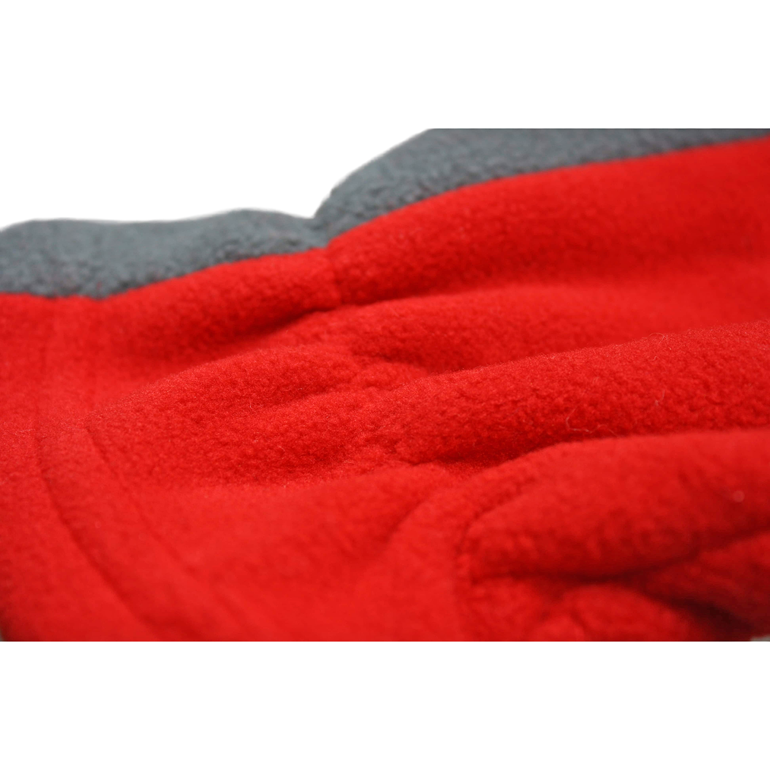 Handschuh Fleece 2-farbig und bestickt