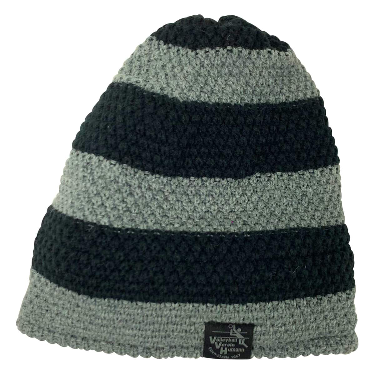 Beanie grobgestrickt inkl. Weblabel