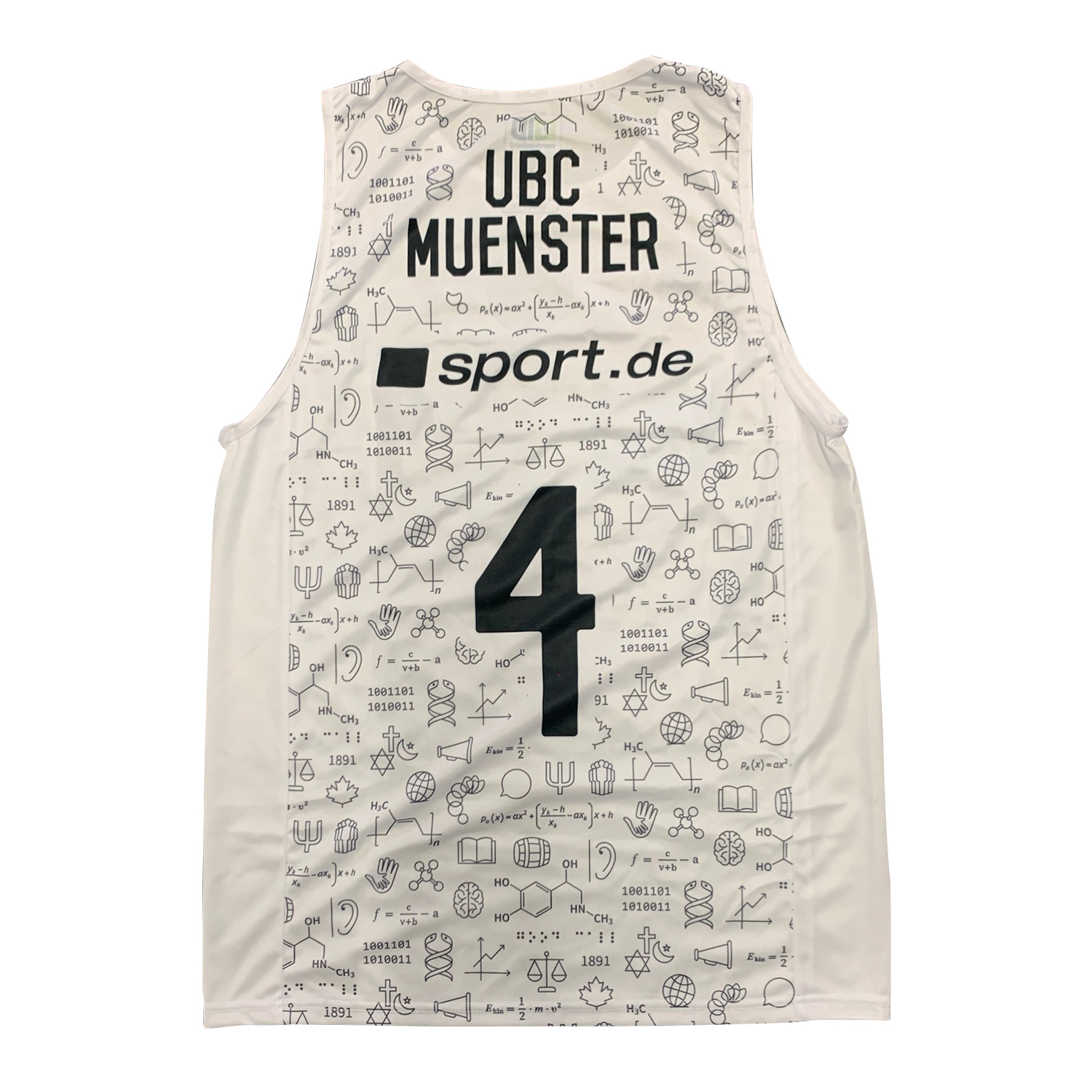 Basketball Trikot aus recyceltem Polyester