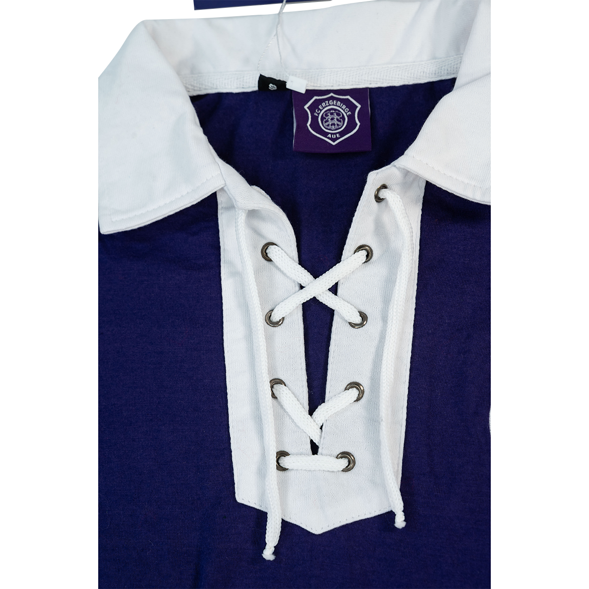 Retro Shirt uni aus Baumwolle