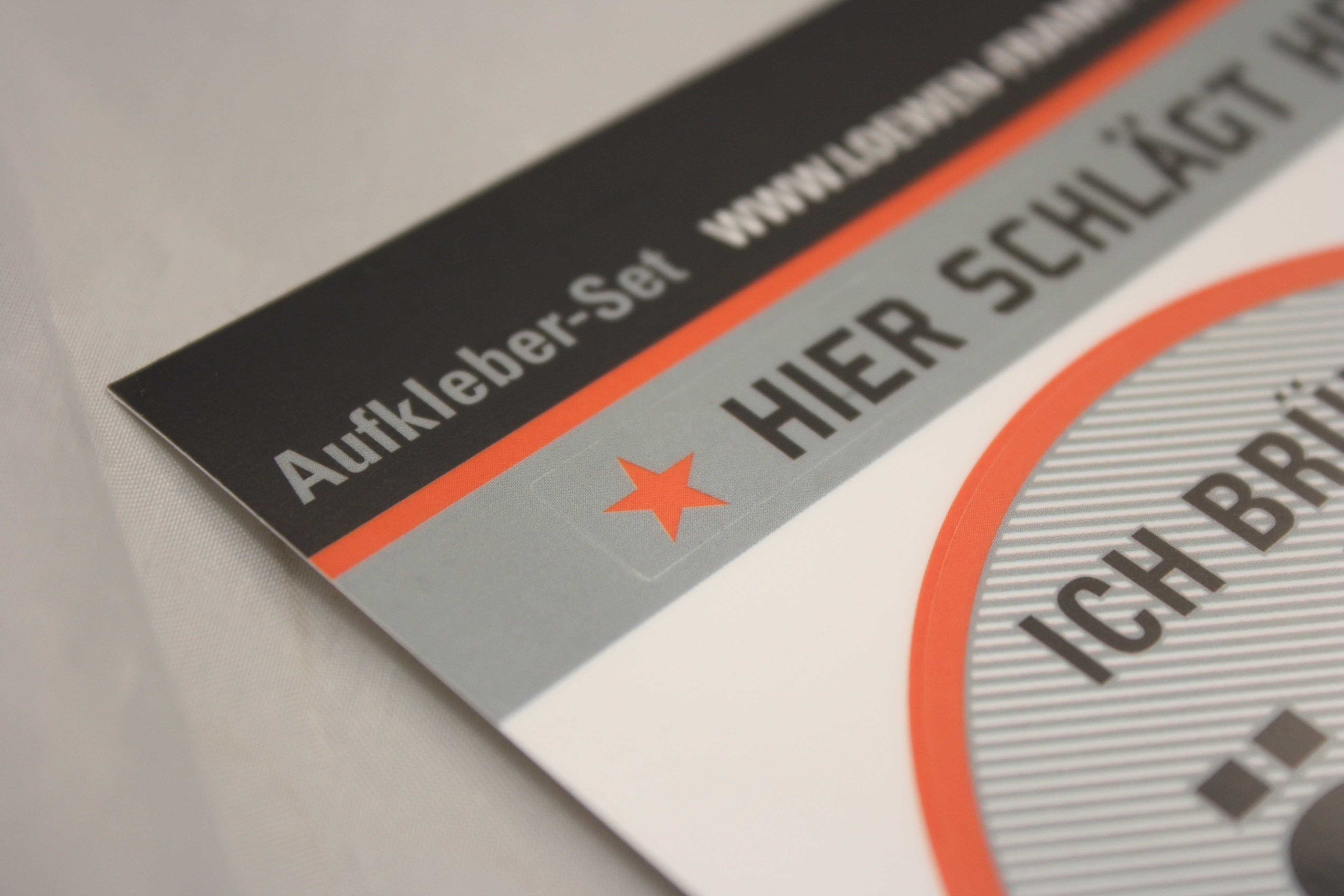 Aufkleber Set