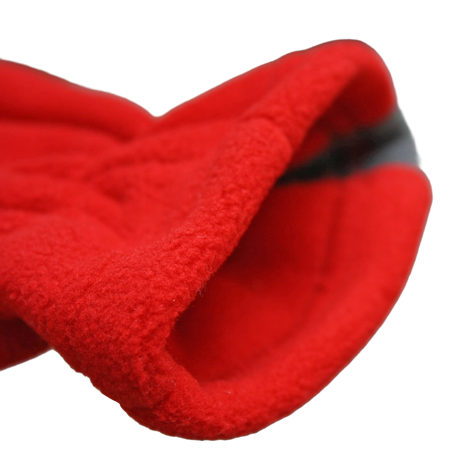 Handschuh Fleece 2-farbig und bestickt