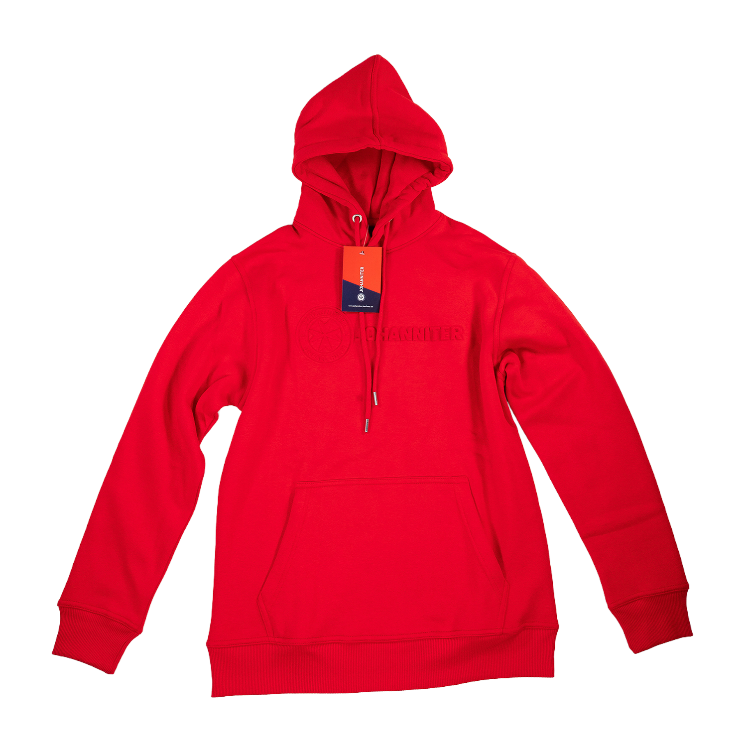 Hoodie mit geprägtem Logo