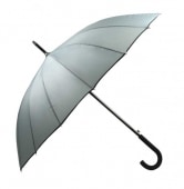 Regenschirm m. gebogenem Kunststoffgriff Regenschirm m. gebogenem Kunststoffgriff