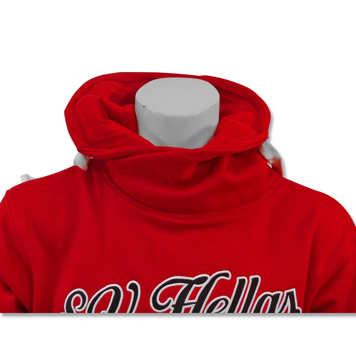 Z-Kragen Sweat-Hood