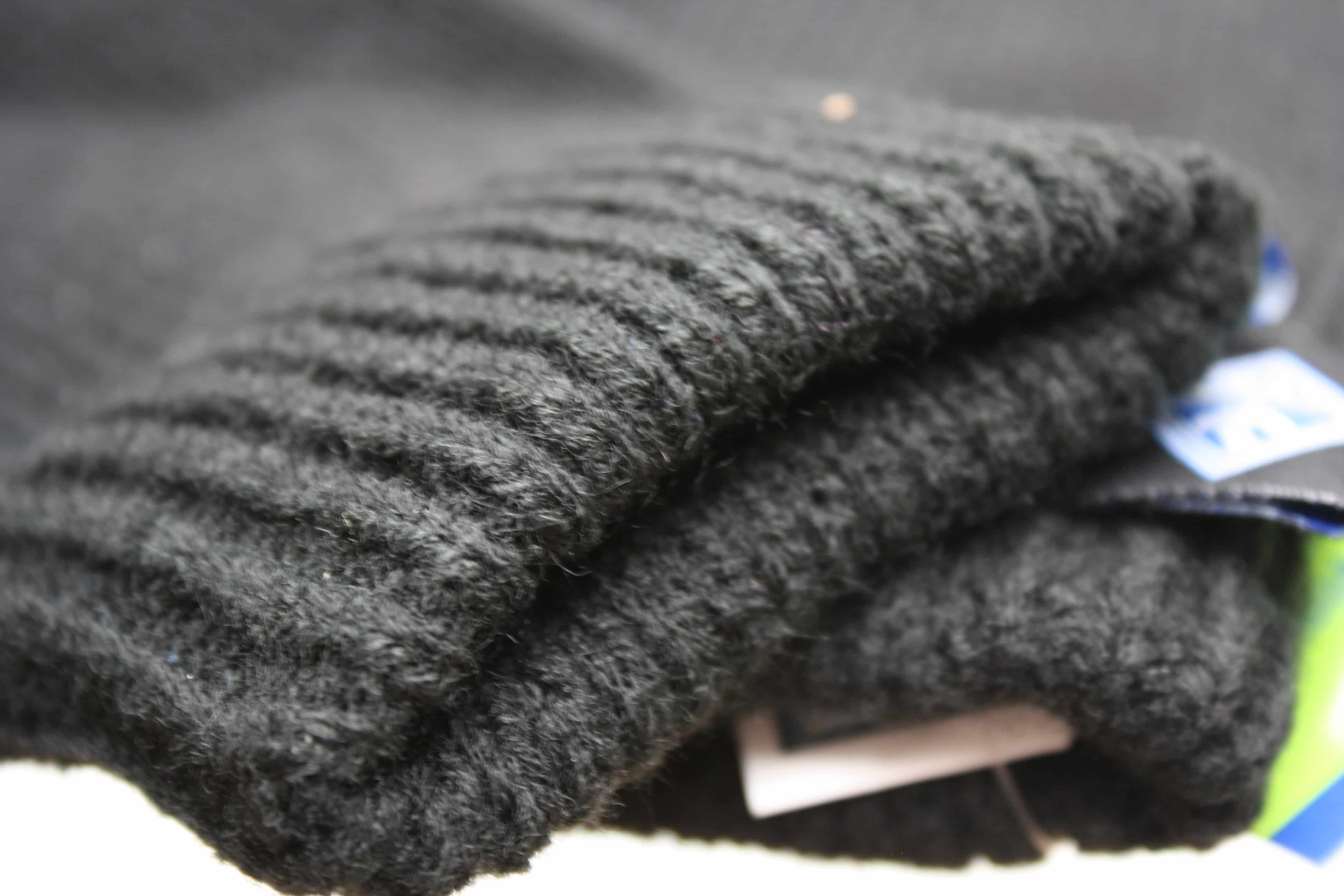Handschuh gestrickt, mit Touch u. Weblabel