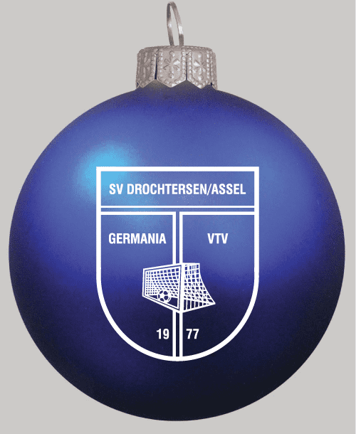 Weihnachtskugeln aus Glas 6 cm einzeln