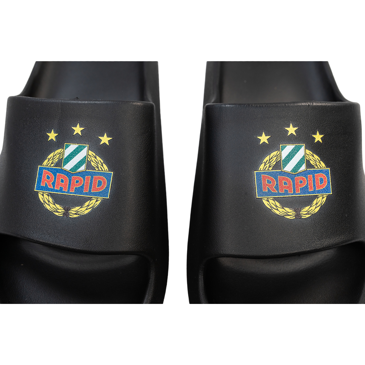 Badeschlappen Logo gedruckt