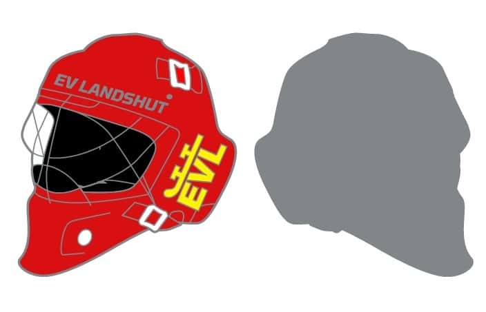 Pin Eishockey Helm