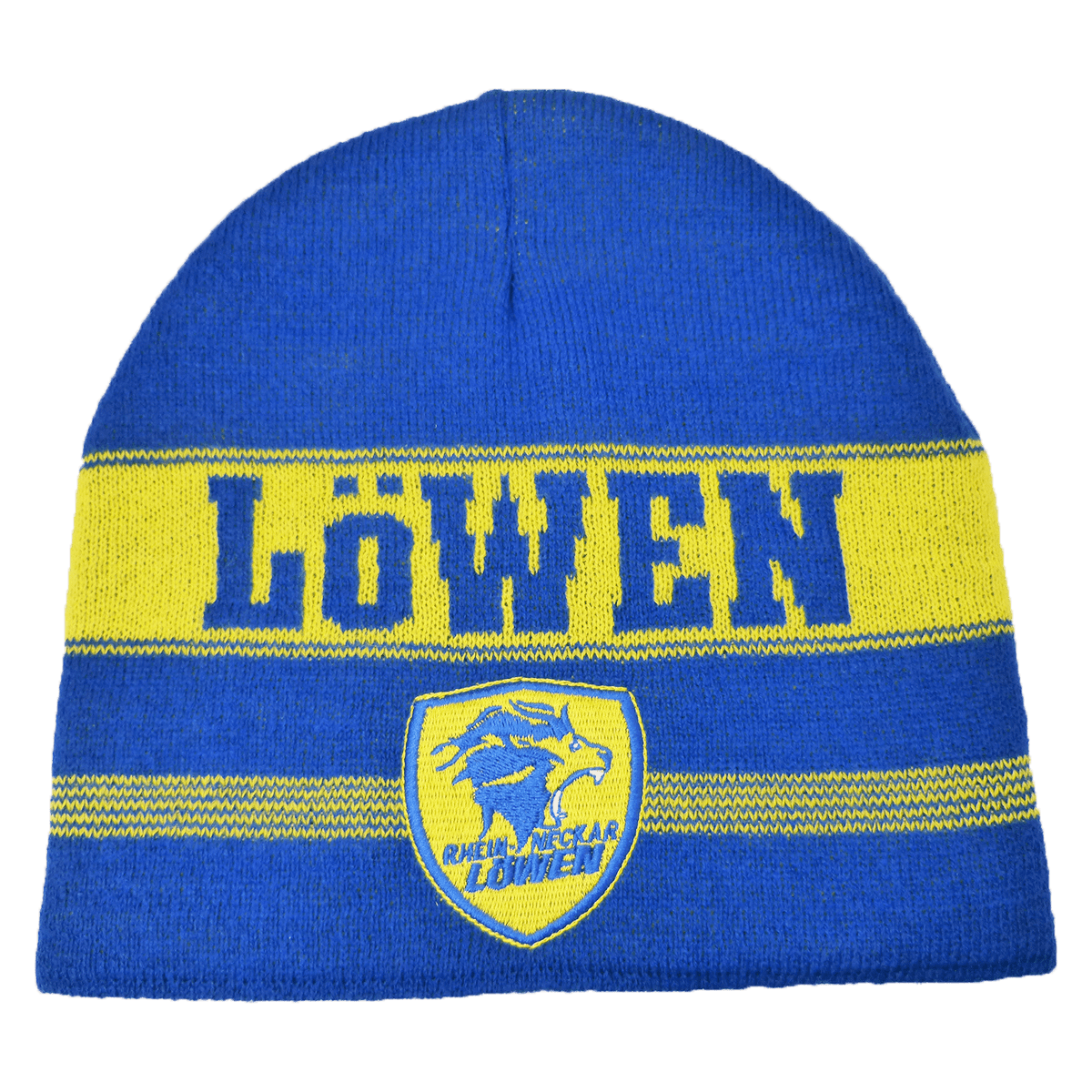 Beanie inkl. Stick + Logo / Text gestrickt Beanie inkl. Stick + Logo / Text gestrickt