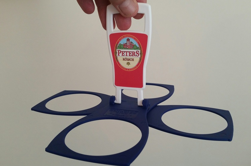 Becherhalter, Plastik, faltbar