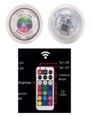 Set - 10 LED-Lichter mit Fernbedienung