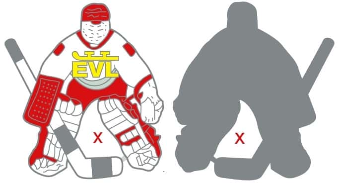 Pin Eishockey Torwart
