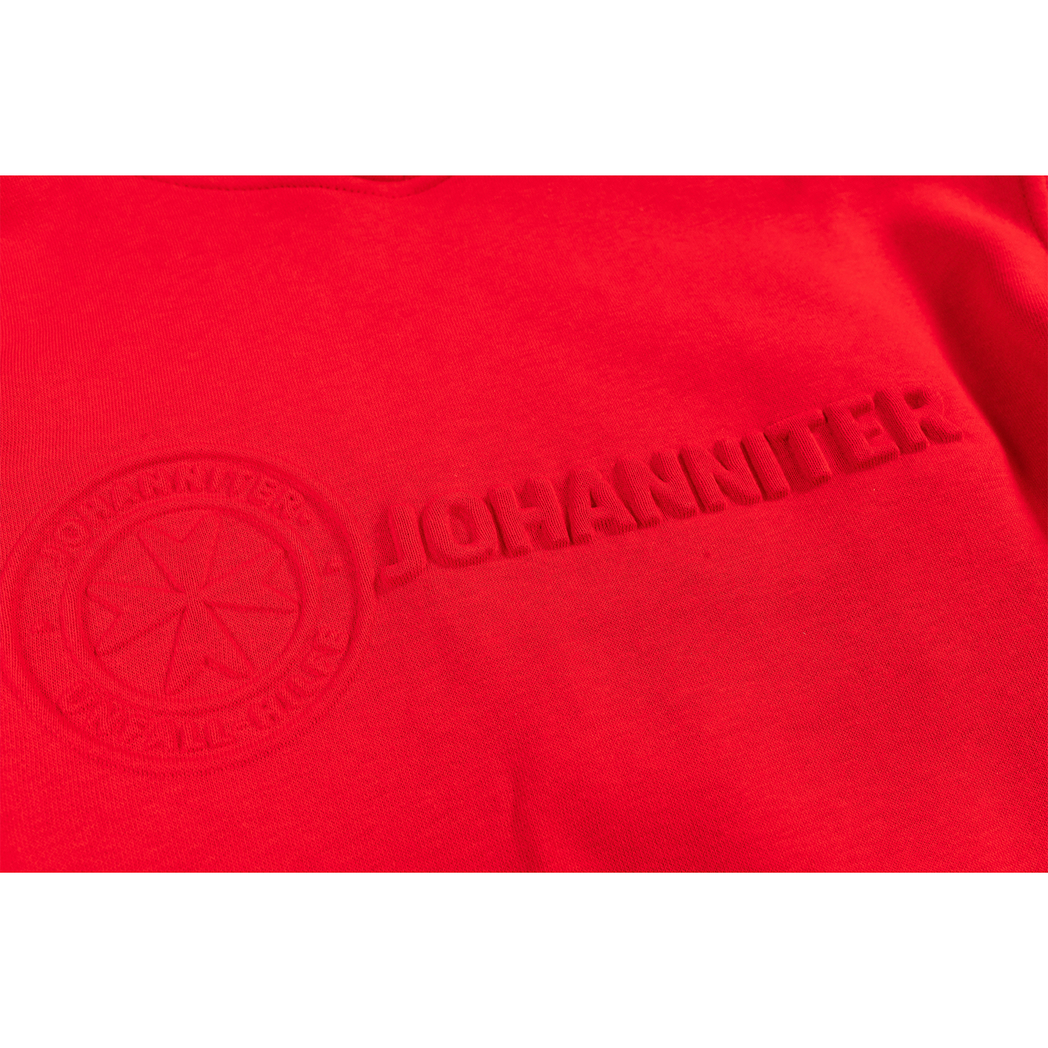 Hoodie mit geprägtem Logo
