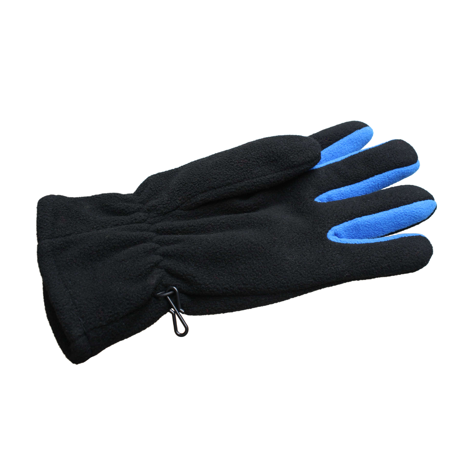 Handschuh Fleece 2-farbig und bestickt