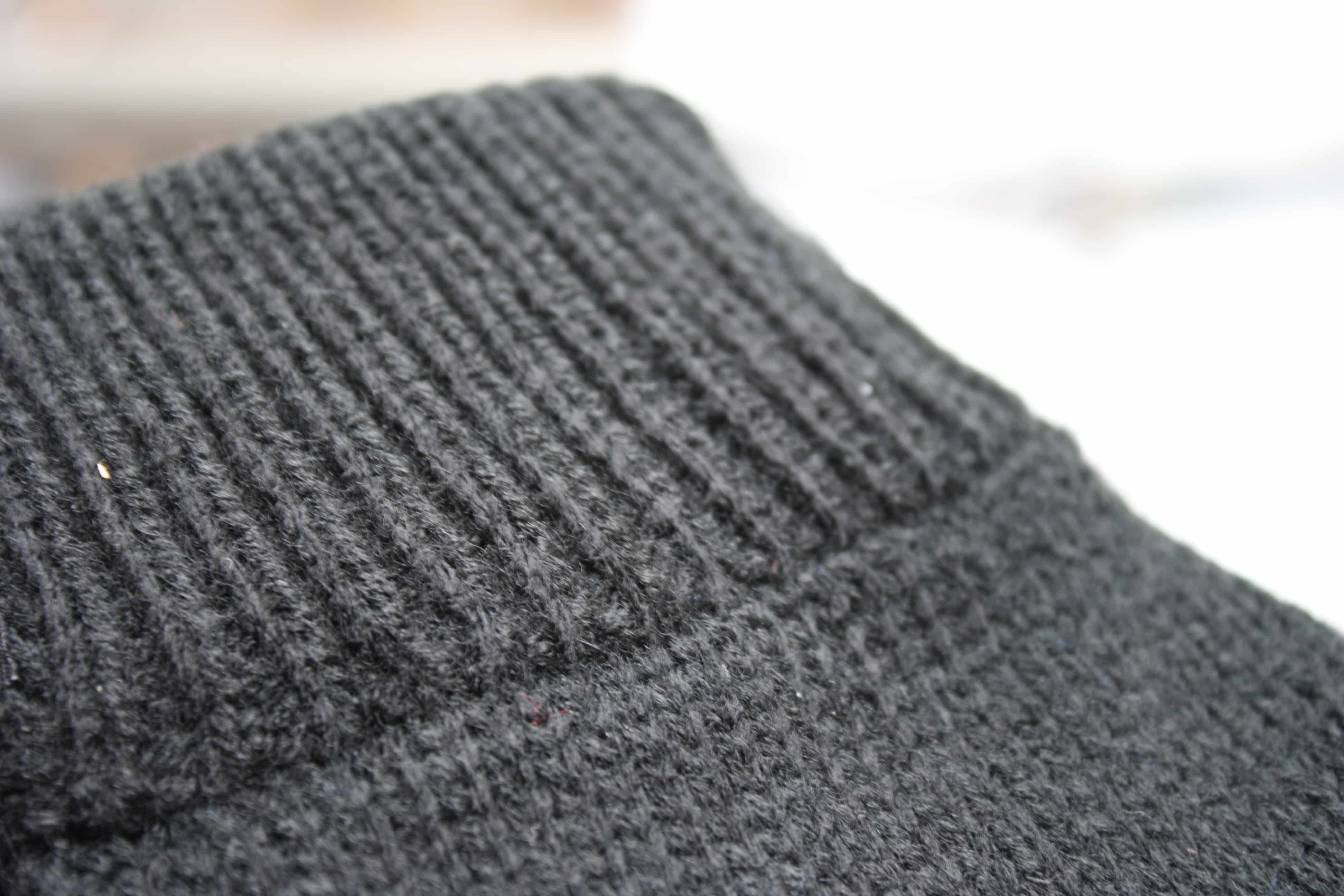 Handschuh gestrickt, mit Touch u. Weblabel