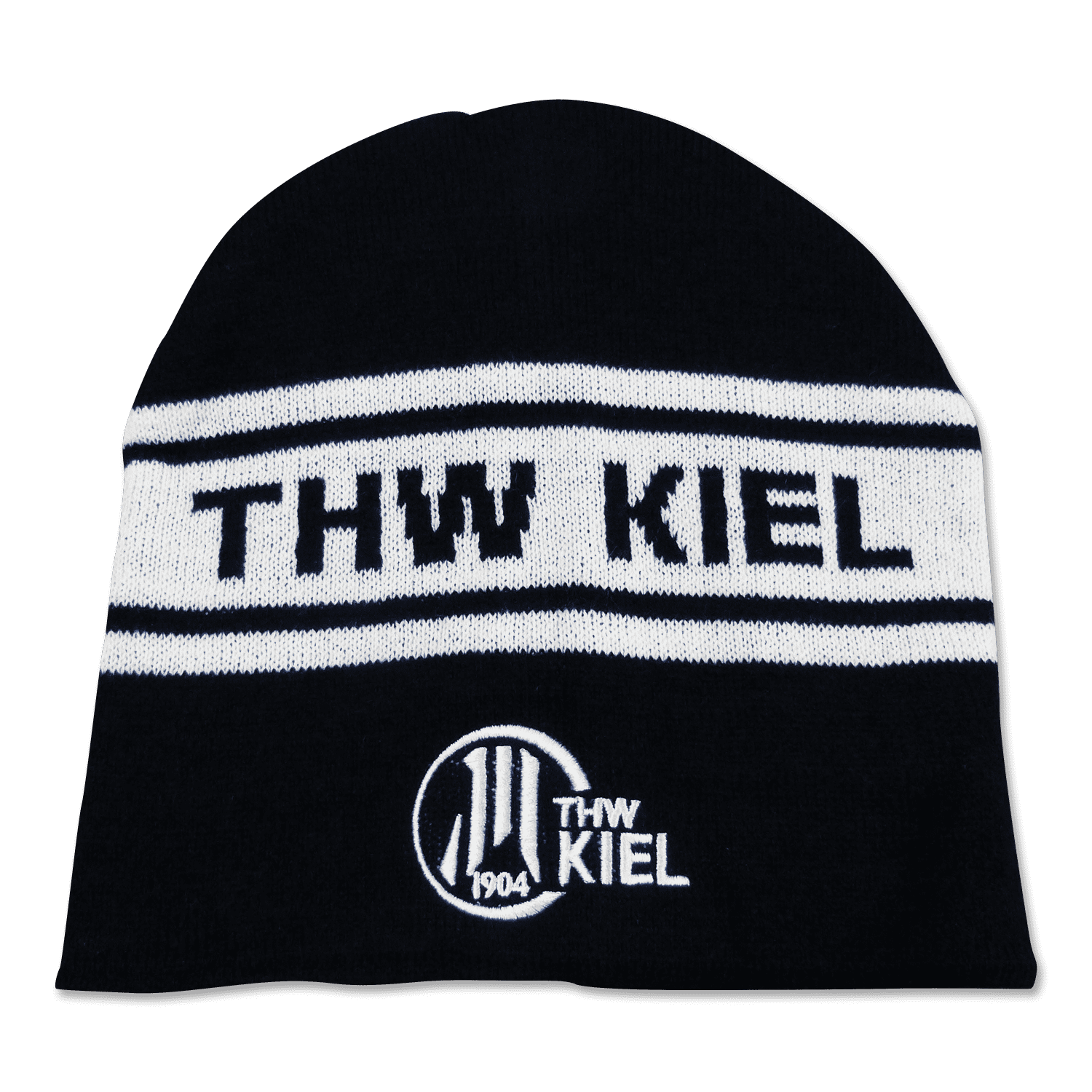 Beanie inkl. Stick + Logo / Text gestrickt Beanie inkl. Stick + Logo / Text gestrickt
