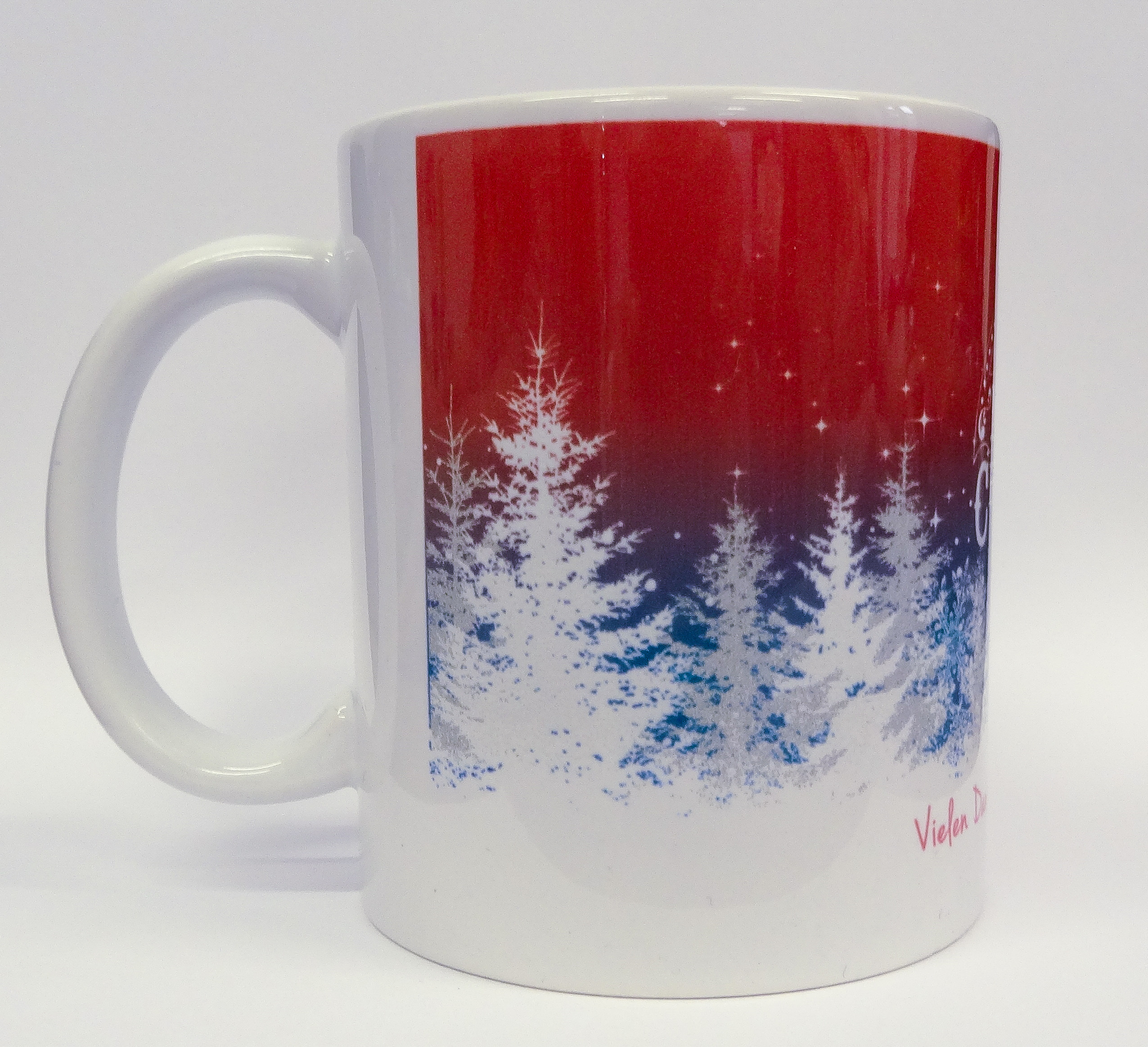 Weihnachtstasse inkl. mehrfarbigem Druck