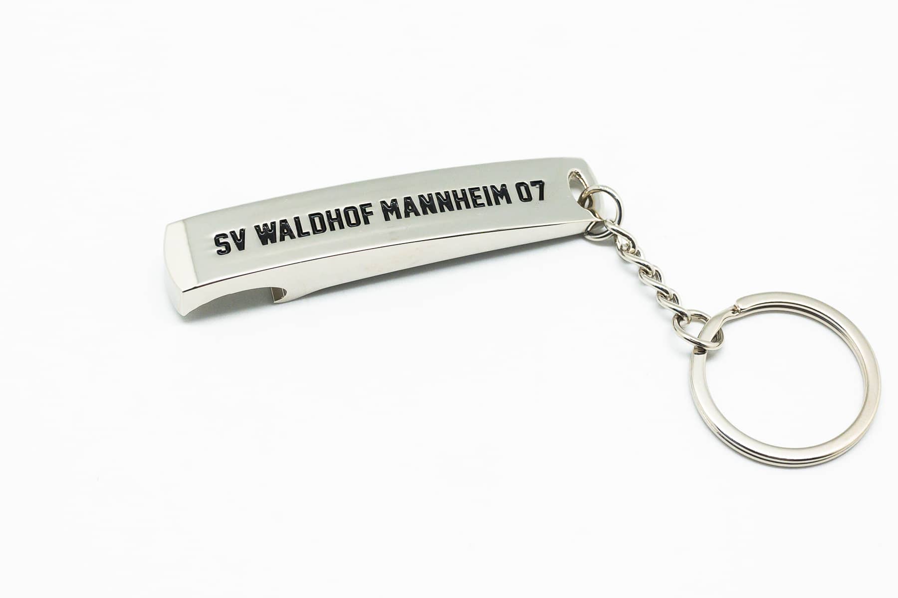 Schlüsselanhänger Metall Flaschenöffner