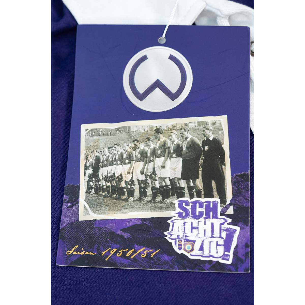 Retro Shirt uni aus Baumwolle